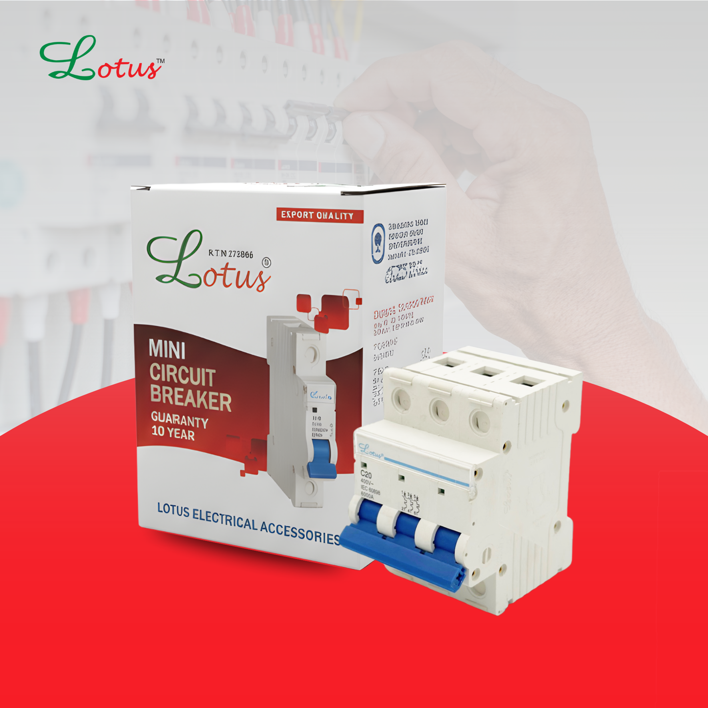 Lotus Triple Pole Circuit Breaker 32A & 63A