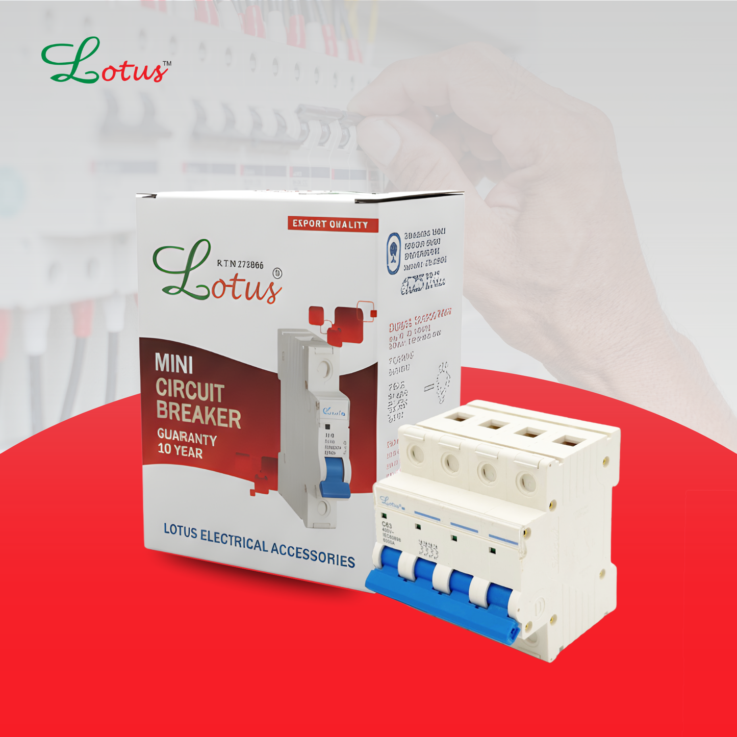 Lotus Four Pole Circuit Breaker - 32A & 63A