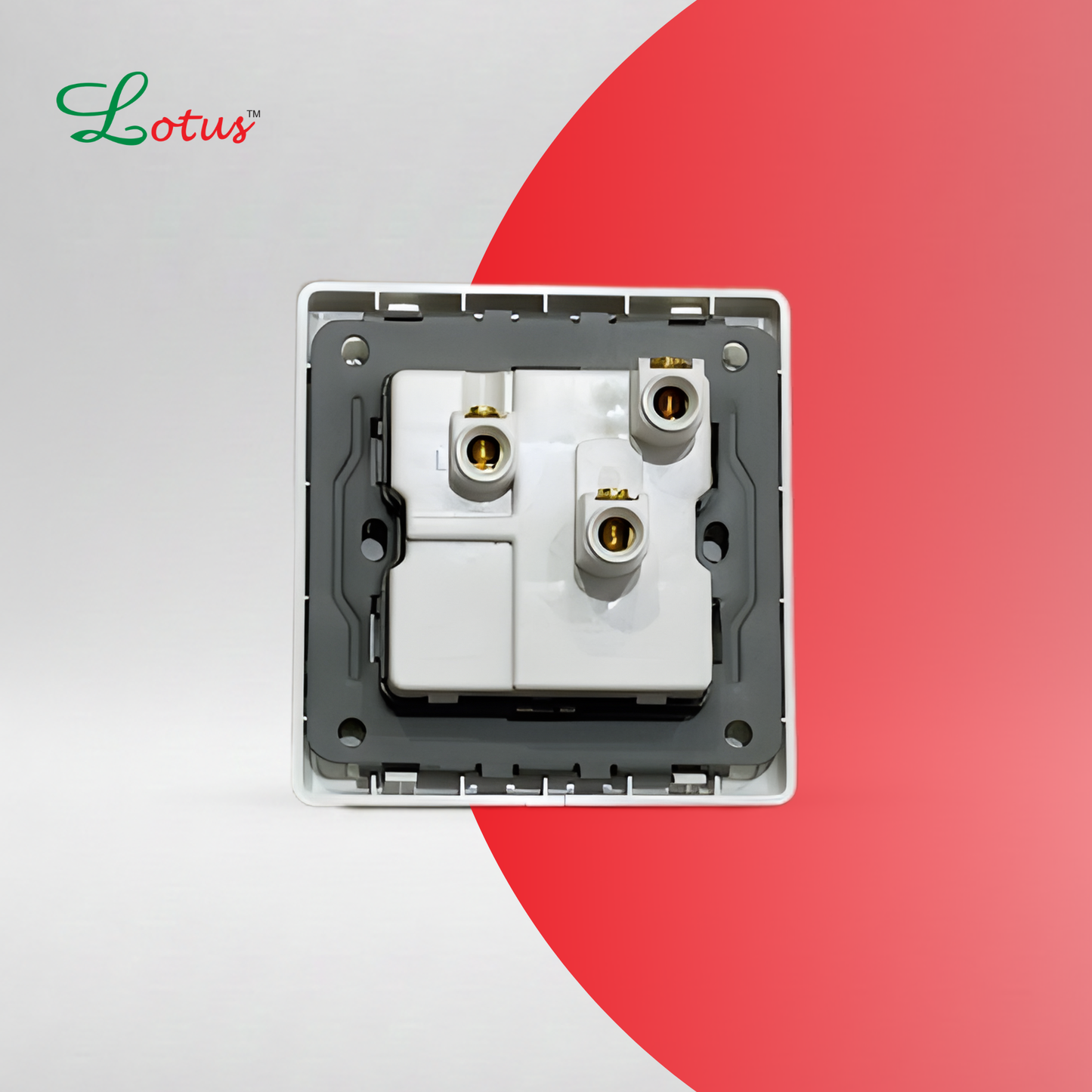 Lotus Slim White Series - Universal Multi-Socket with Switch