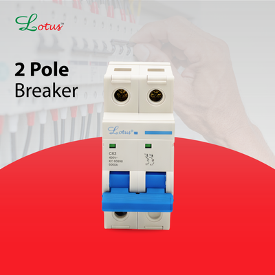 Lotus Double Pole Circuit Breaker - 32A & 63A