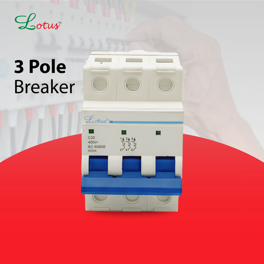 Lotus Triple Pole Circuit Breaker 32A & 63A
