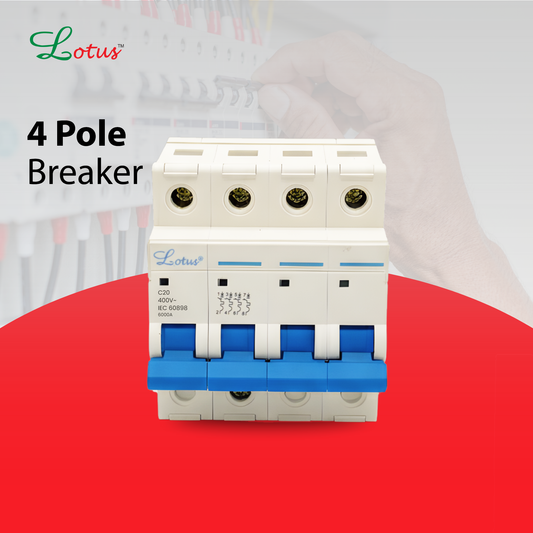 Lotus Four Pole Circuit Breaker - 32A & 63A