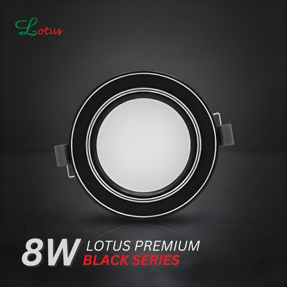 Lotus Premium Black Series 8W LED Downlight