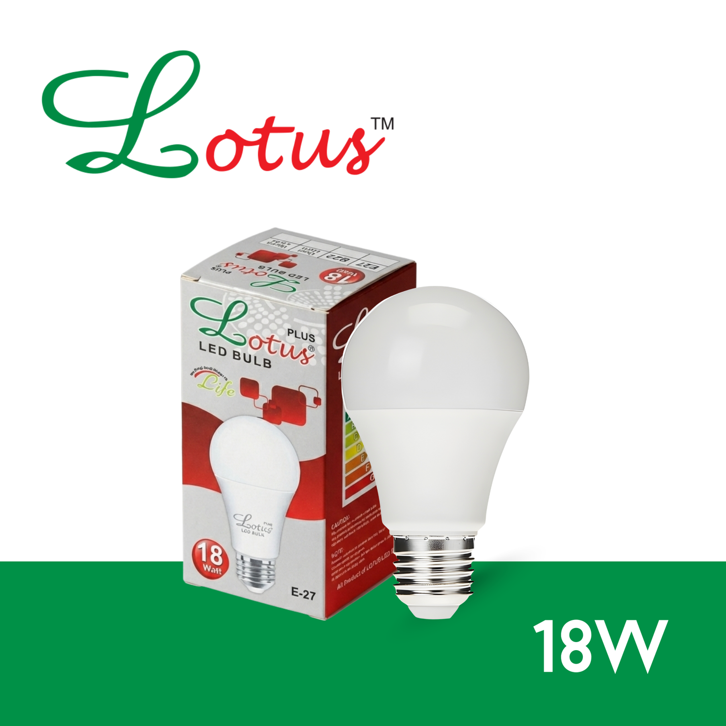 Lotus Energy Saving LED Bulb - 18W