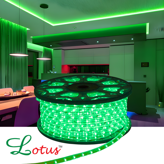 Lotus Green LED Rope Light - 70M Decorative Lighting