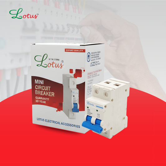 Lotus Double Pole Circuit Breaker - 32A & 63A