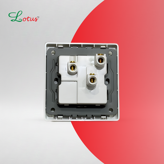 Lotus Slim White Series - Universal Multi-Socket with Switch